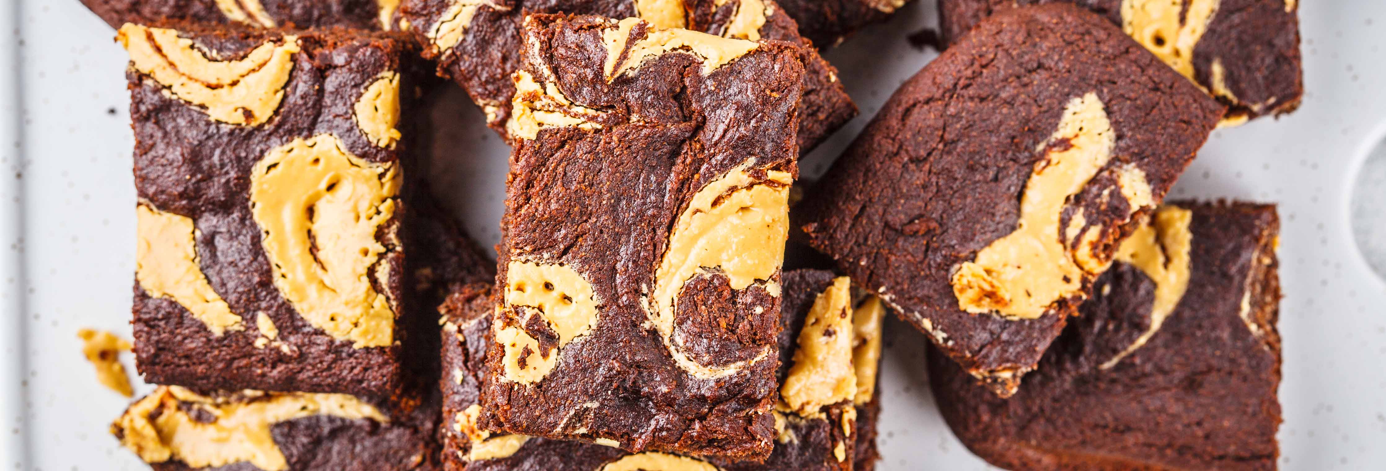 DJ's Peanut Butter Crumble Brownies