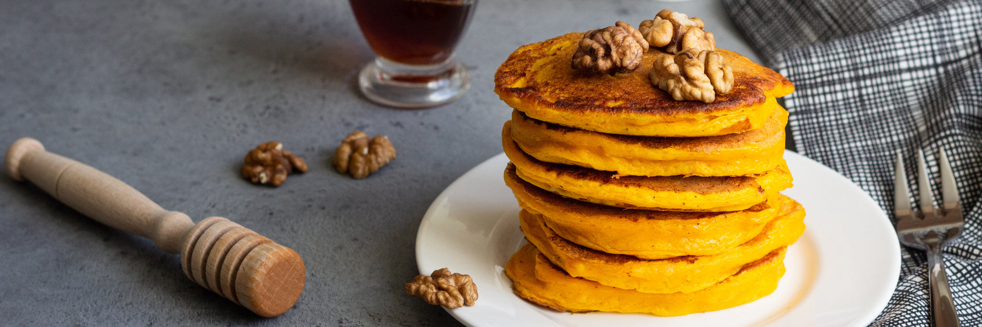 Protein Pumpkin Pancakes