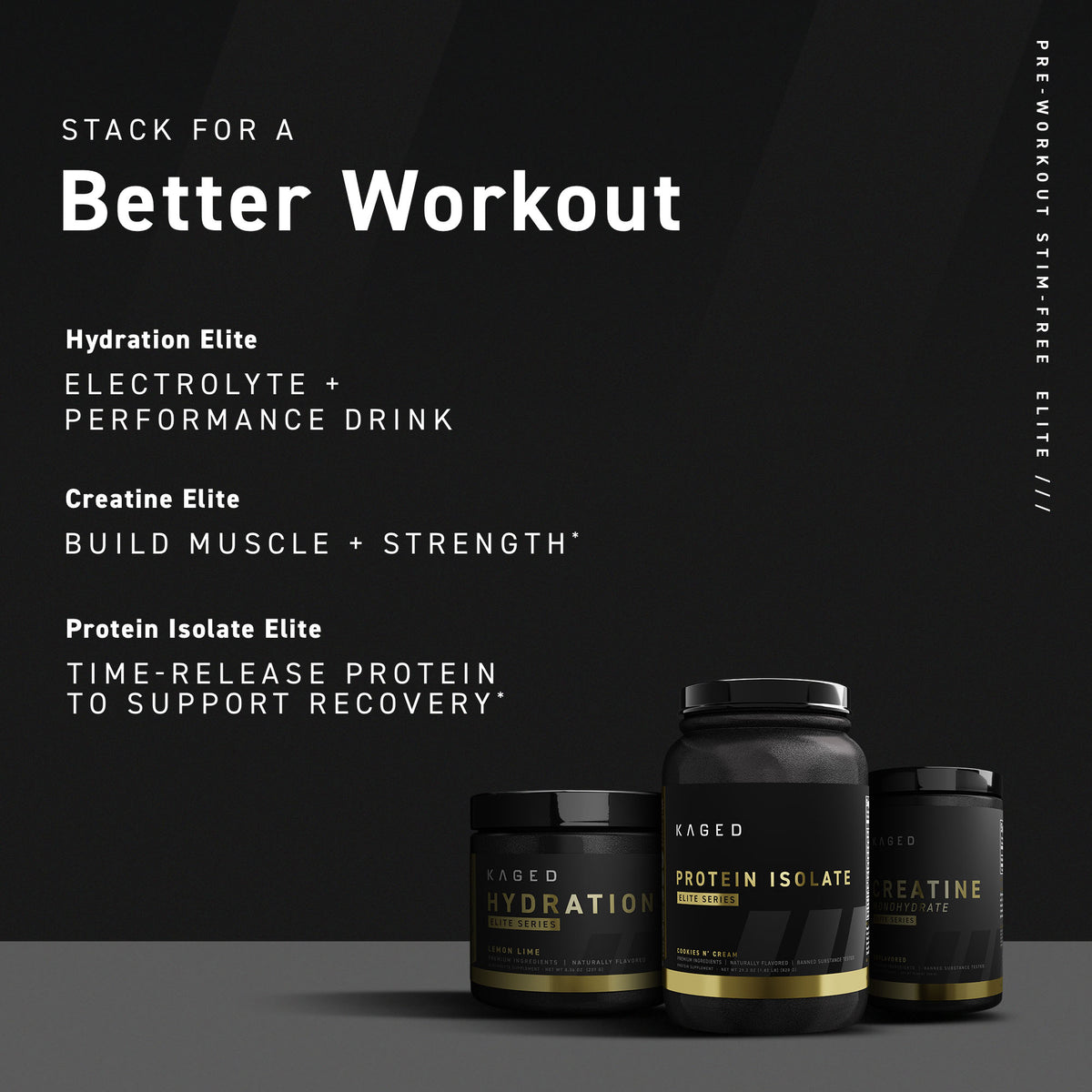 PreWorkout Elite StimulantFree Kaged