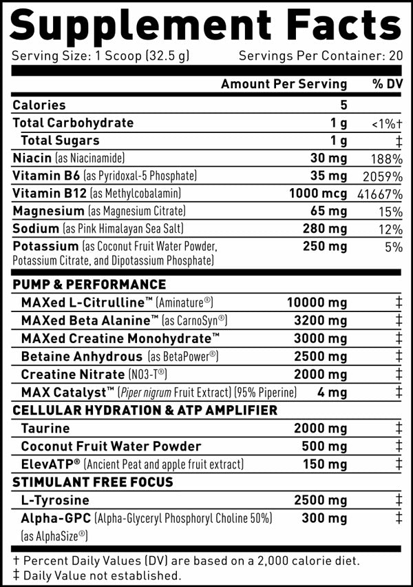 Pre-Workout Elite Stimulant Free