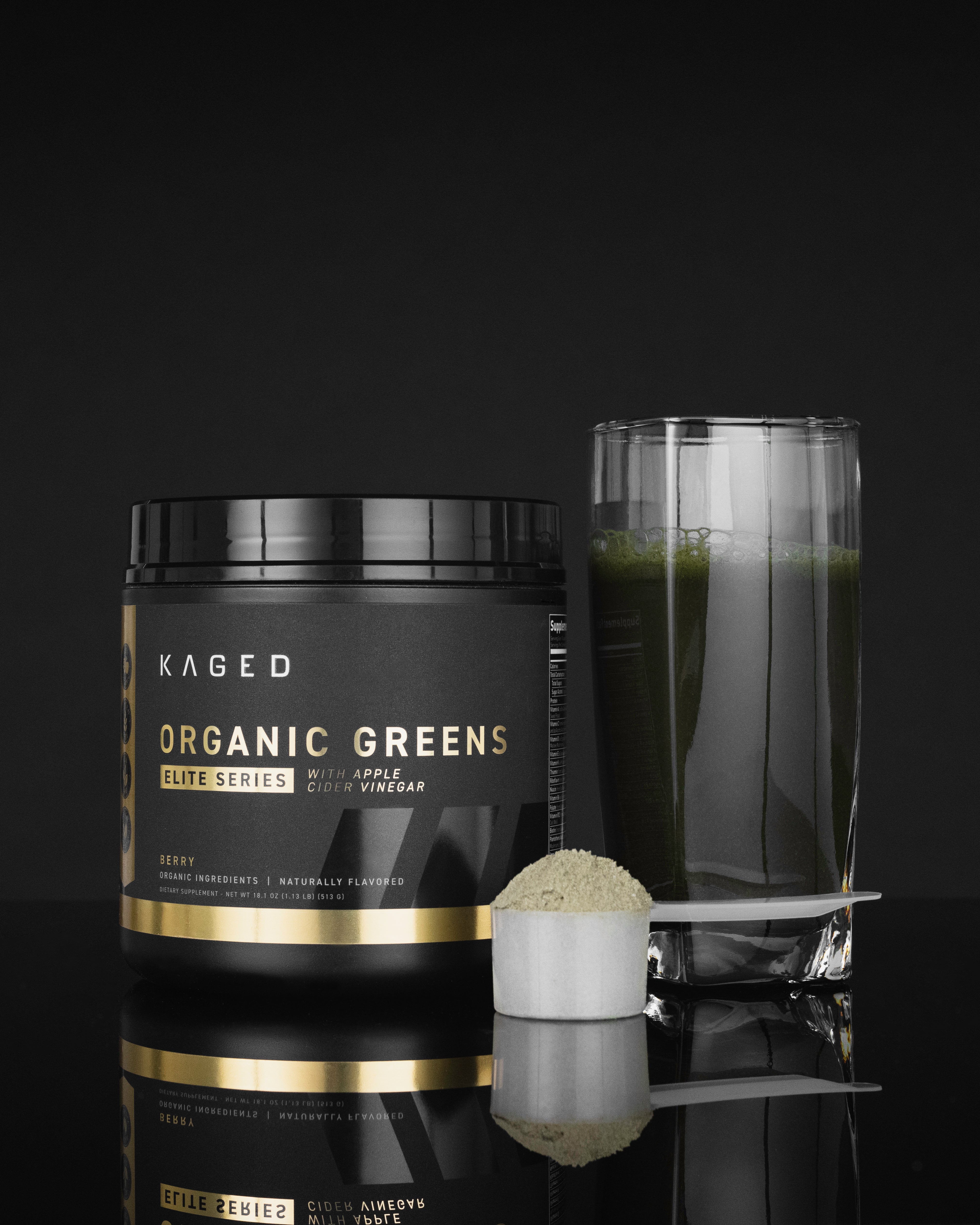 衛生日用品 kage Organic Greens Elite - Superfood Supplement | Kaged