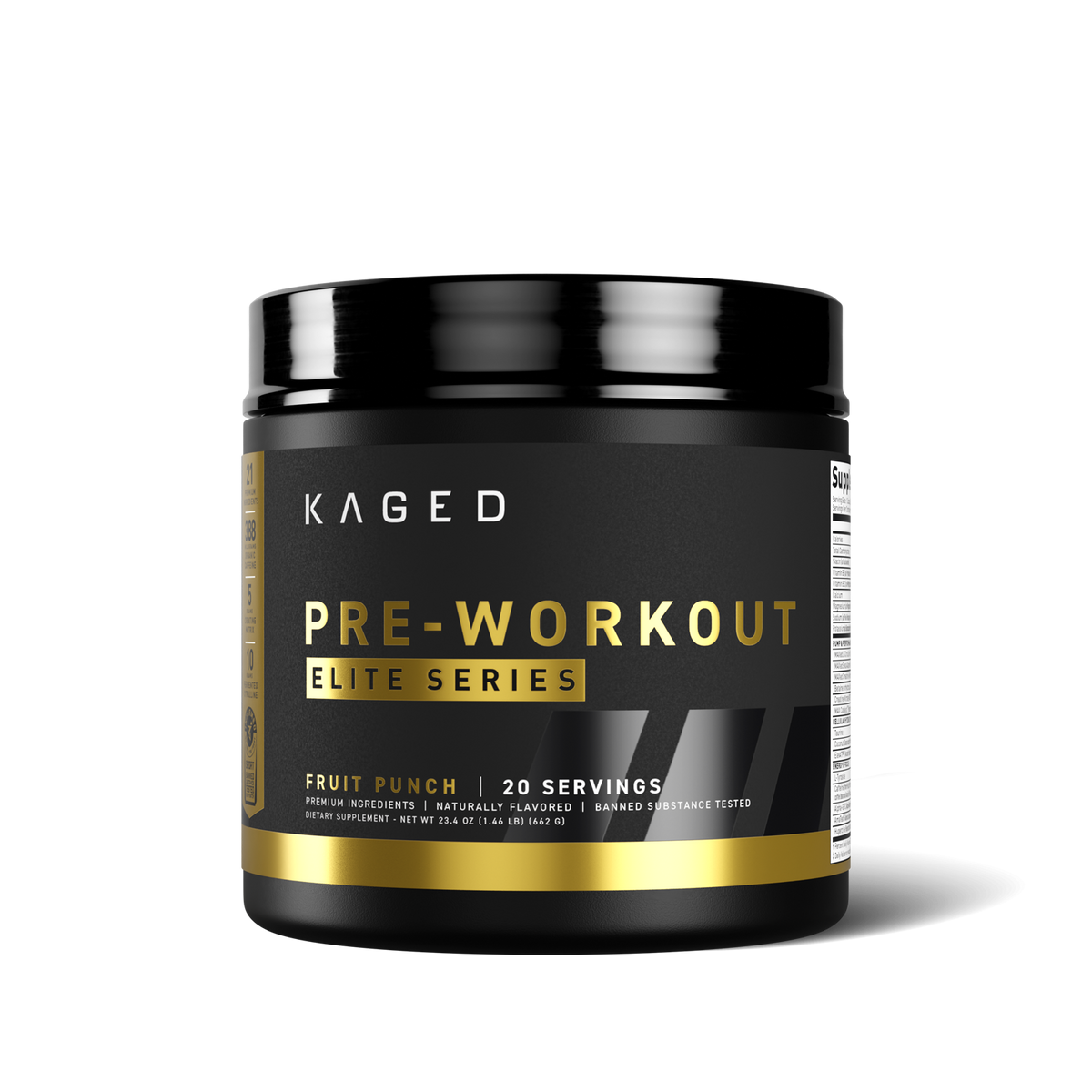 Pre-Workout Elite - 388mg Natural Caffeine by Kaged