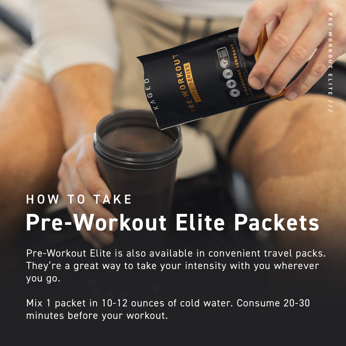PreWorkout Elite Packets Unleash Energy & Focus Kaged