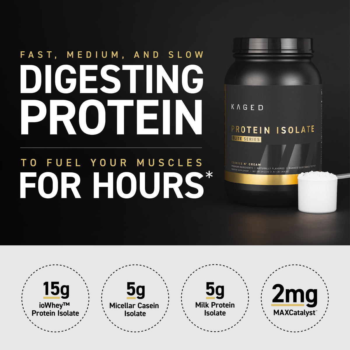Protein Isolate Elite TRISOLATE® Protein Kaged