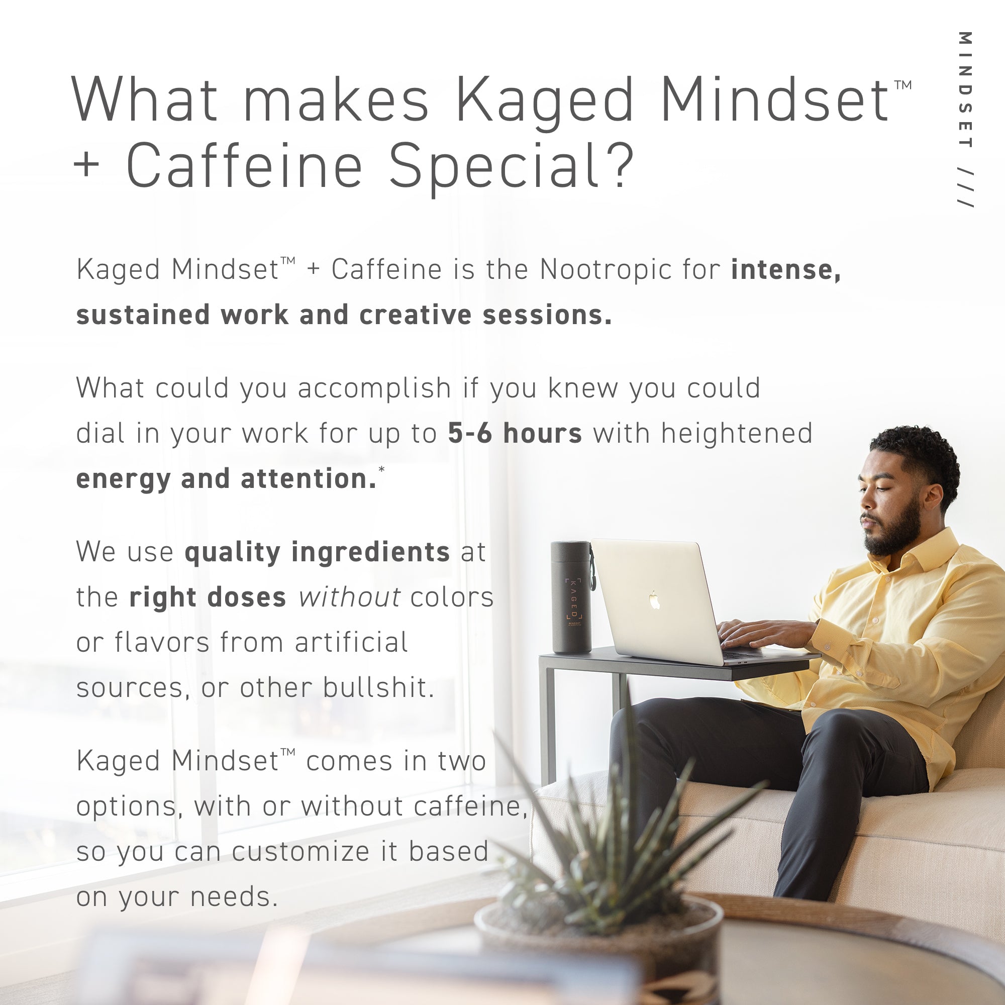 Kaged Mindset™ + Caffeine