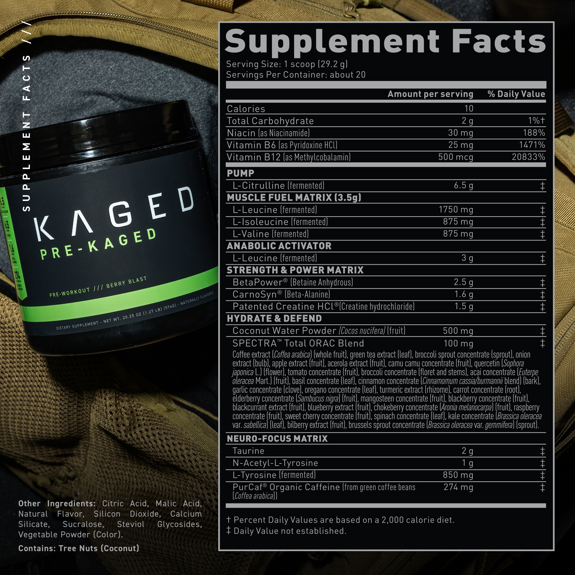 Kaged PreKaged Best PreWorkout Energy, Focus, and Pump