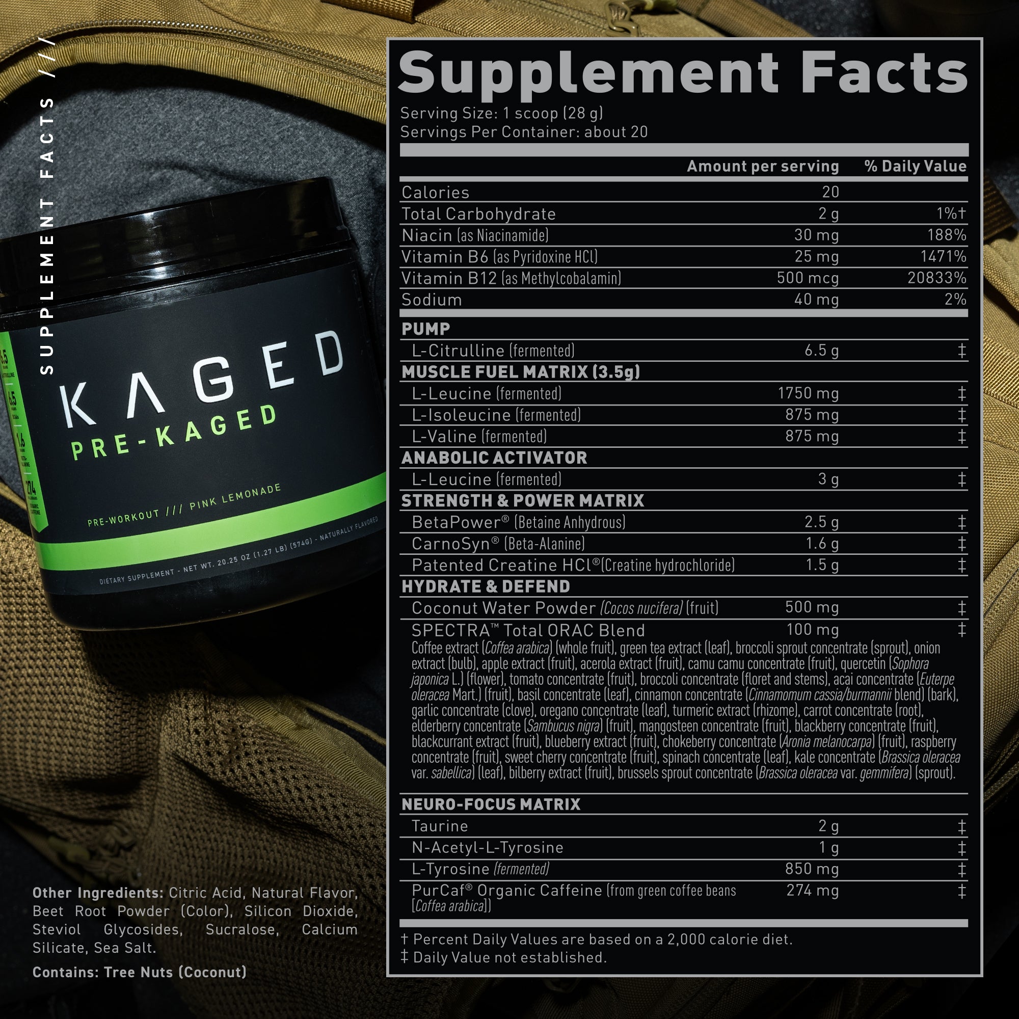 Kaged PreKaged Best PreWorkout Energy, Focus, and Pump