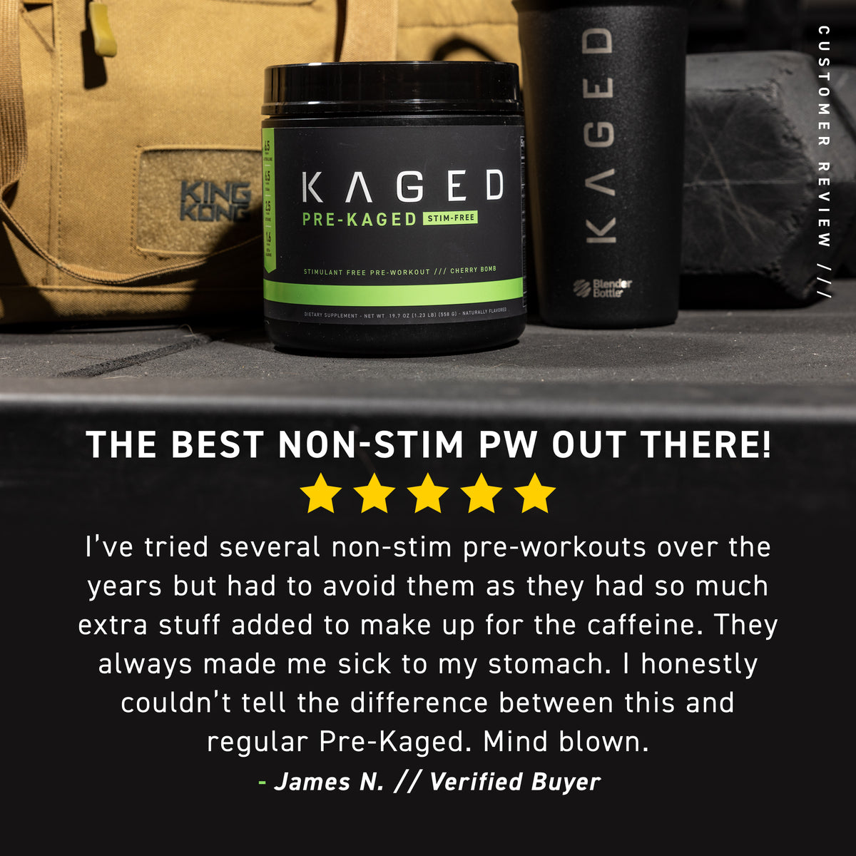 Pre-Kaged Pre-Workout - Cherry Bomb (20 Servings) by Kaged at the Vitamin  Shoppe