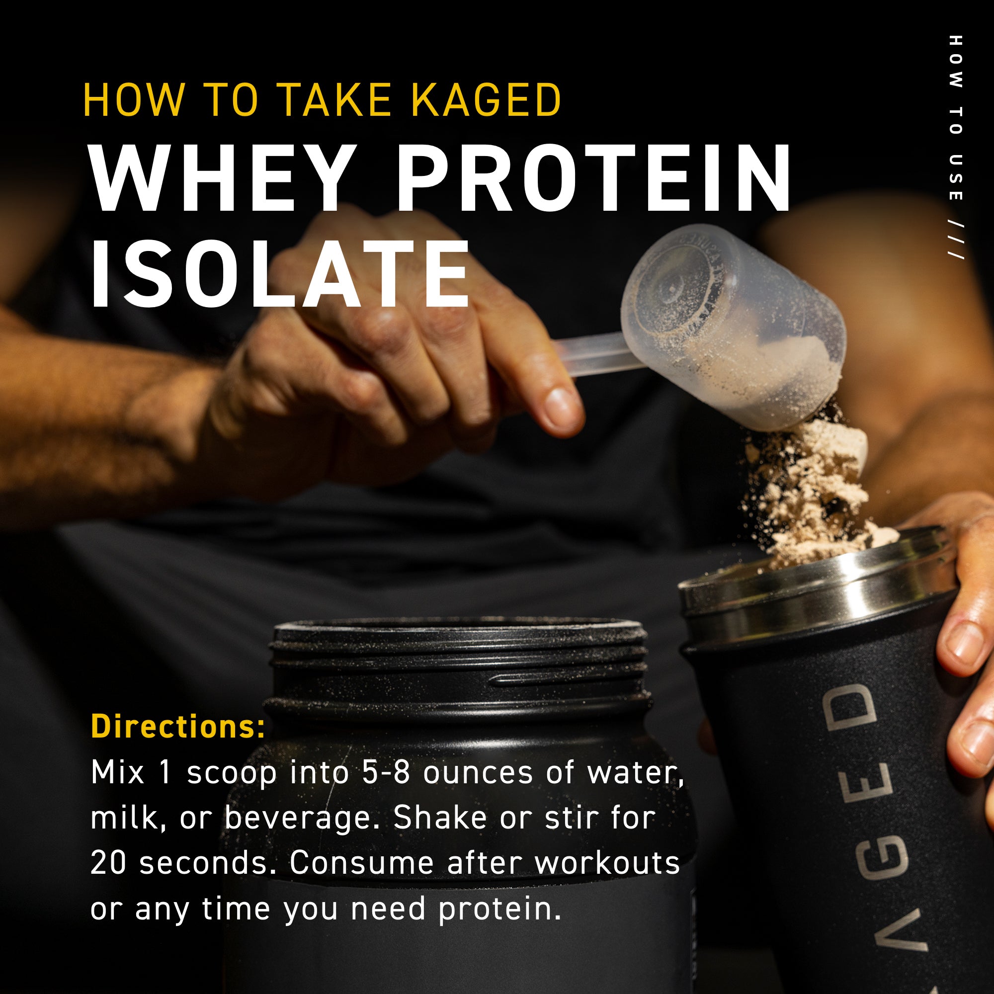 Kaged | Protein Isolate Fast Digesting Clean Protein