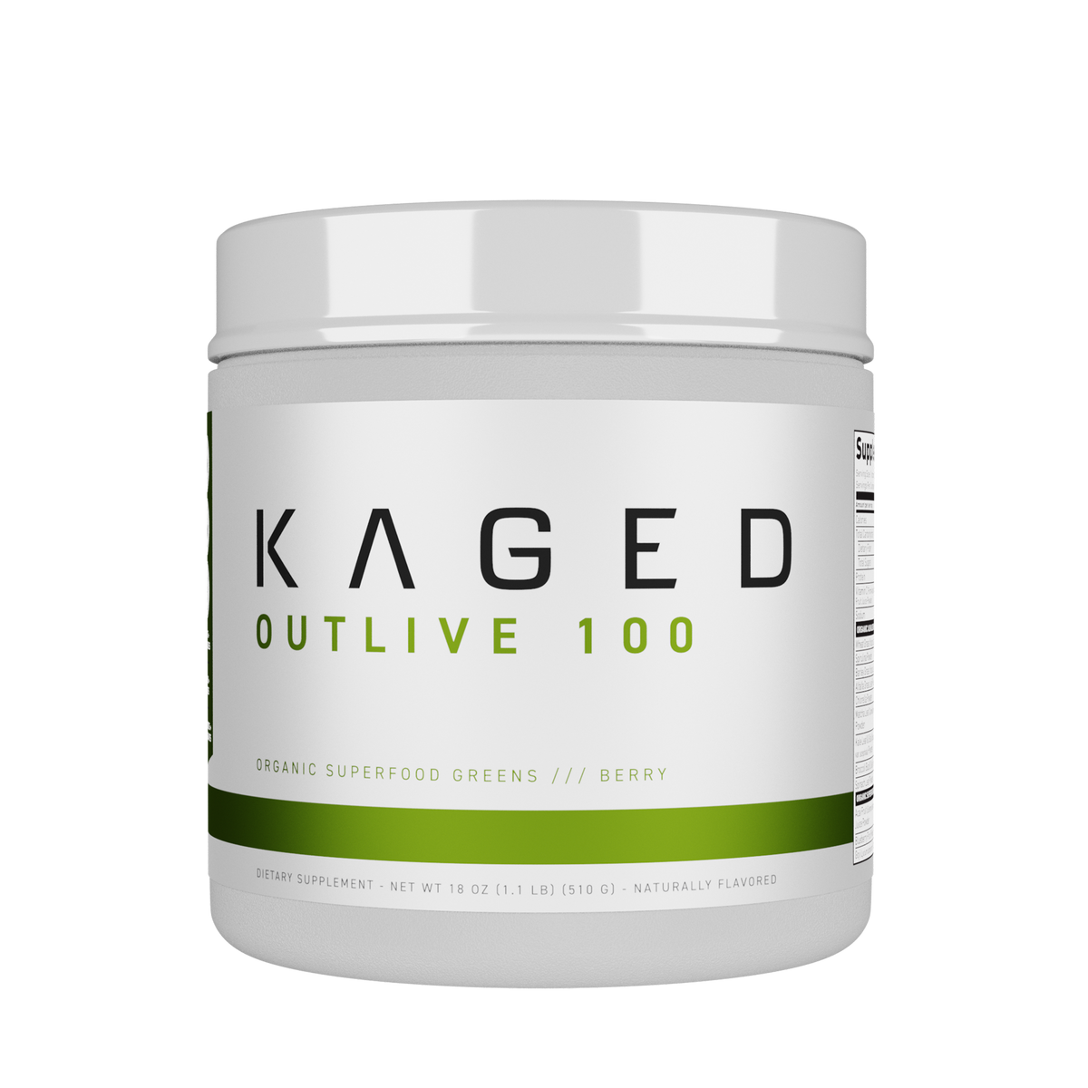 Kaged | Outlive 100 - Organic Greens & Superfoods | Berry